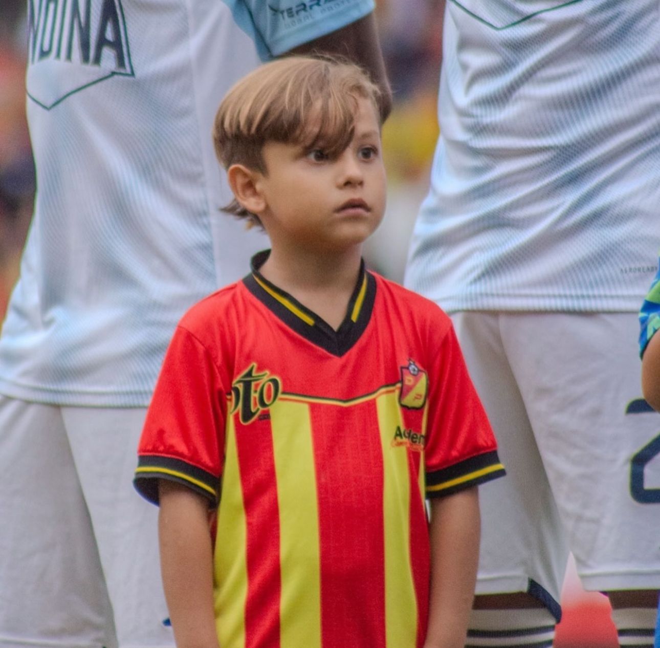 Benja como mascota oficial